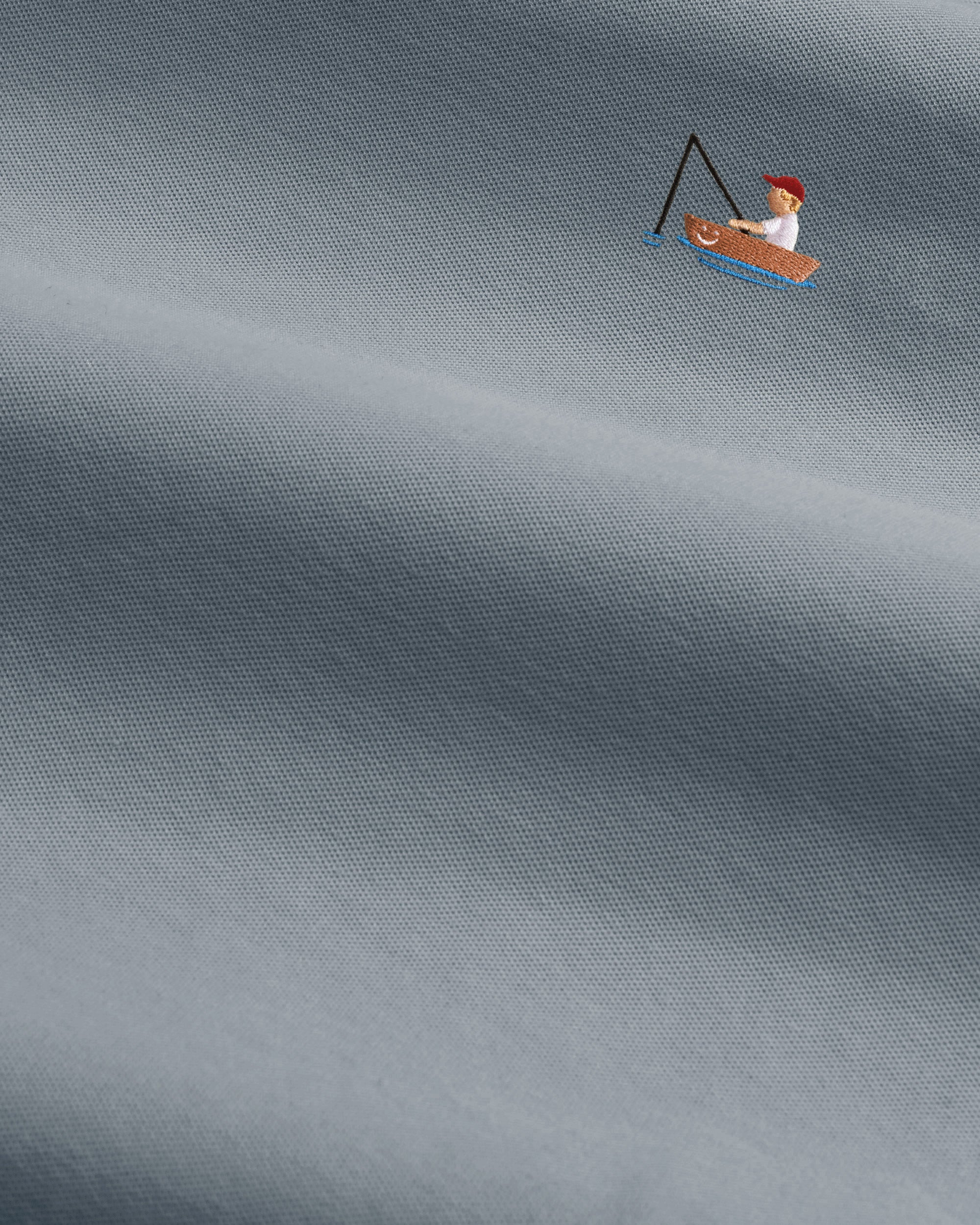 Iki Pique T-Shirt Steel Fisherman