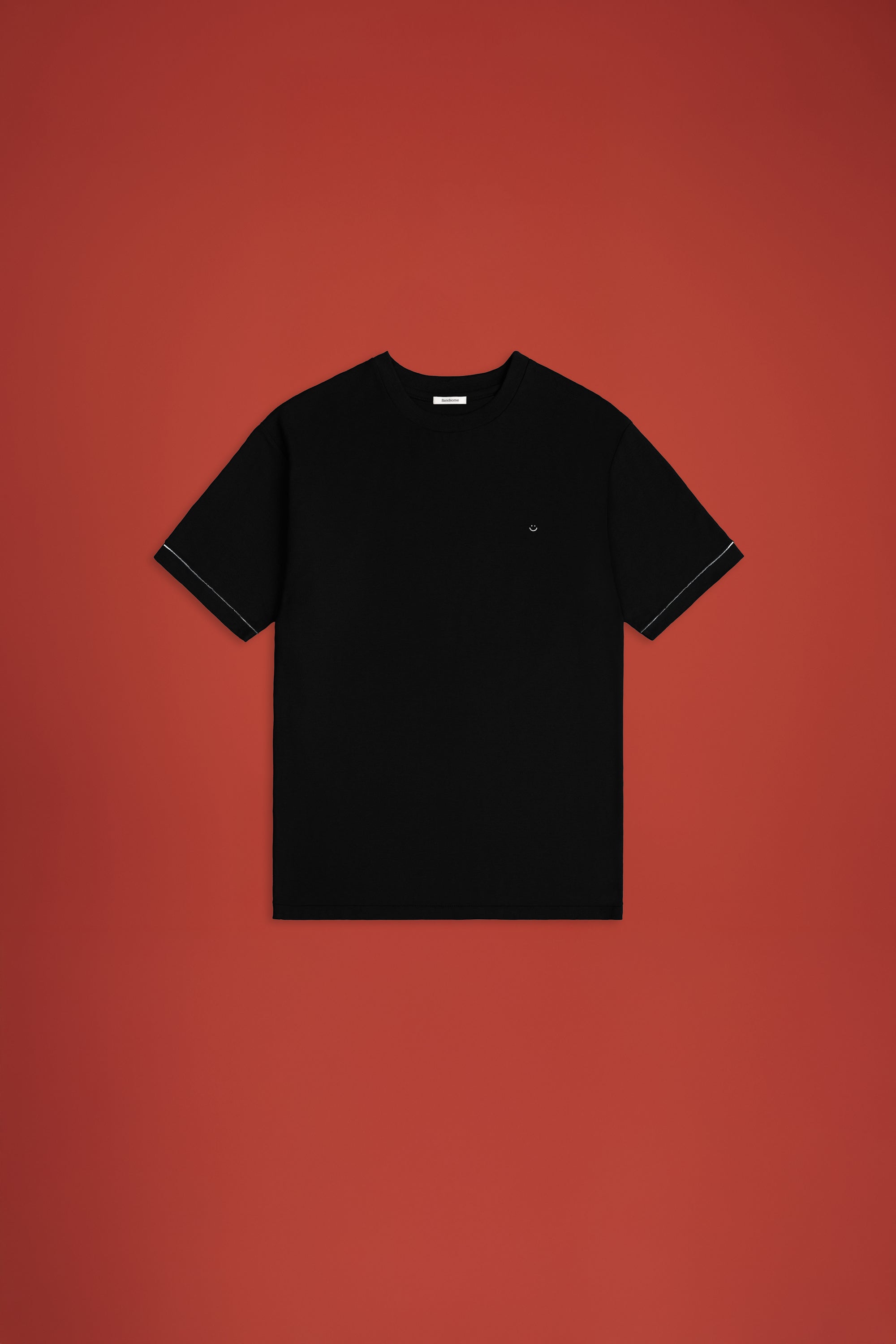 ピケTシャツ ブラックスマイリー