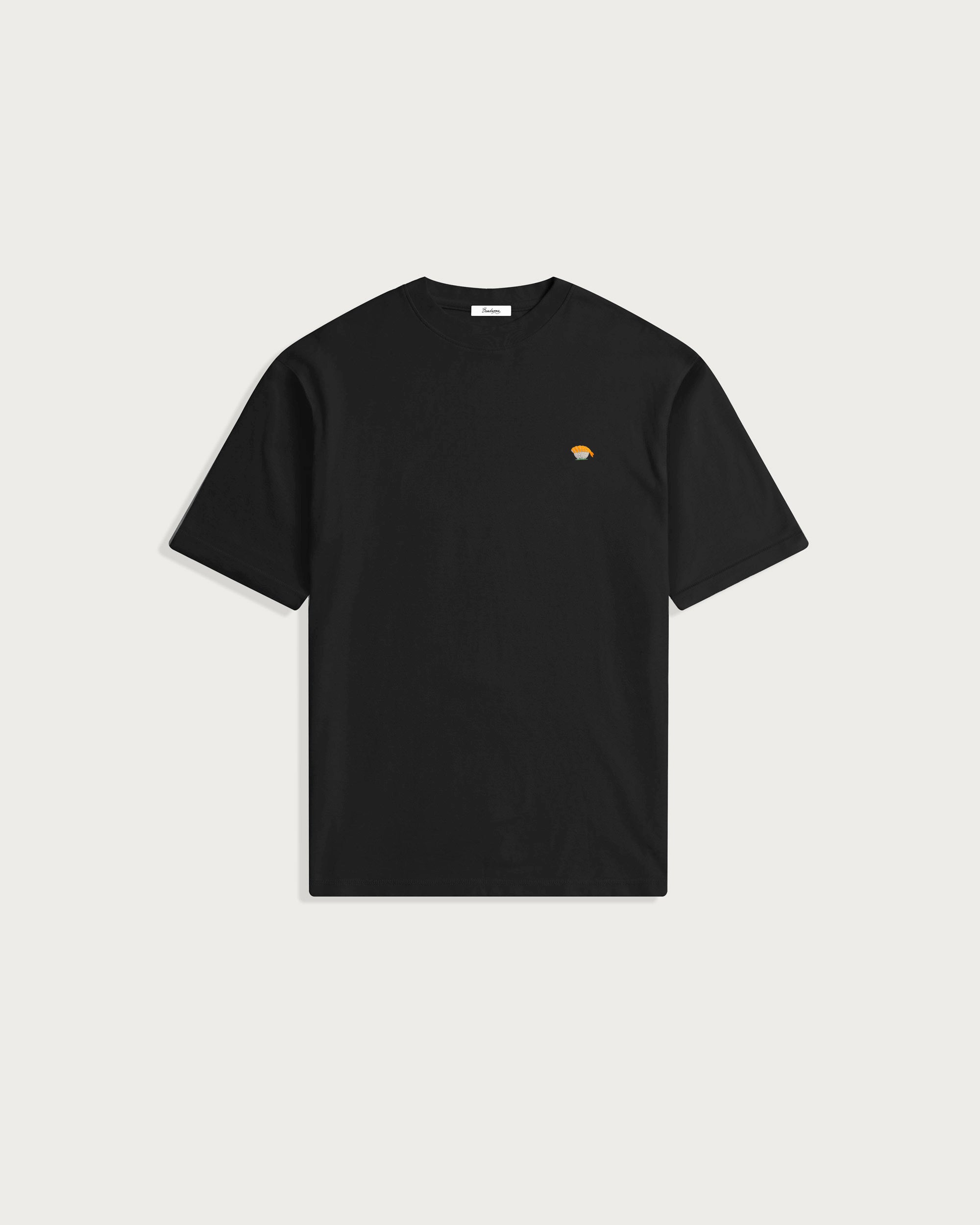 Pique T-Shirt Sushi Ball Black