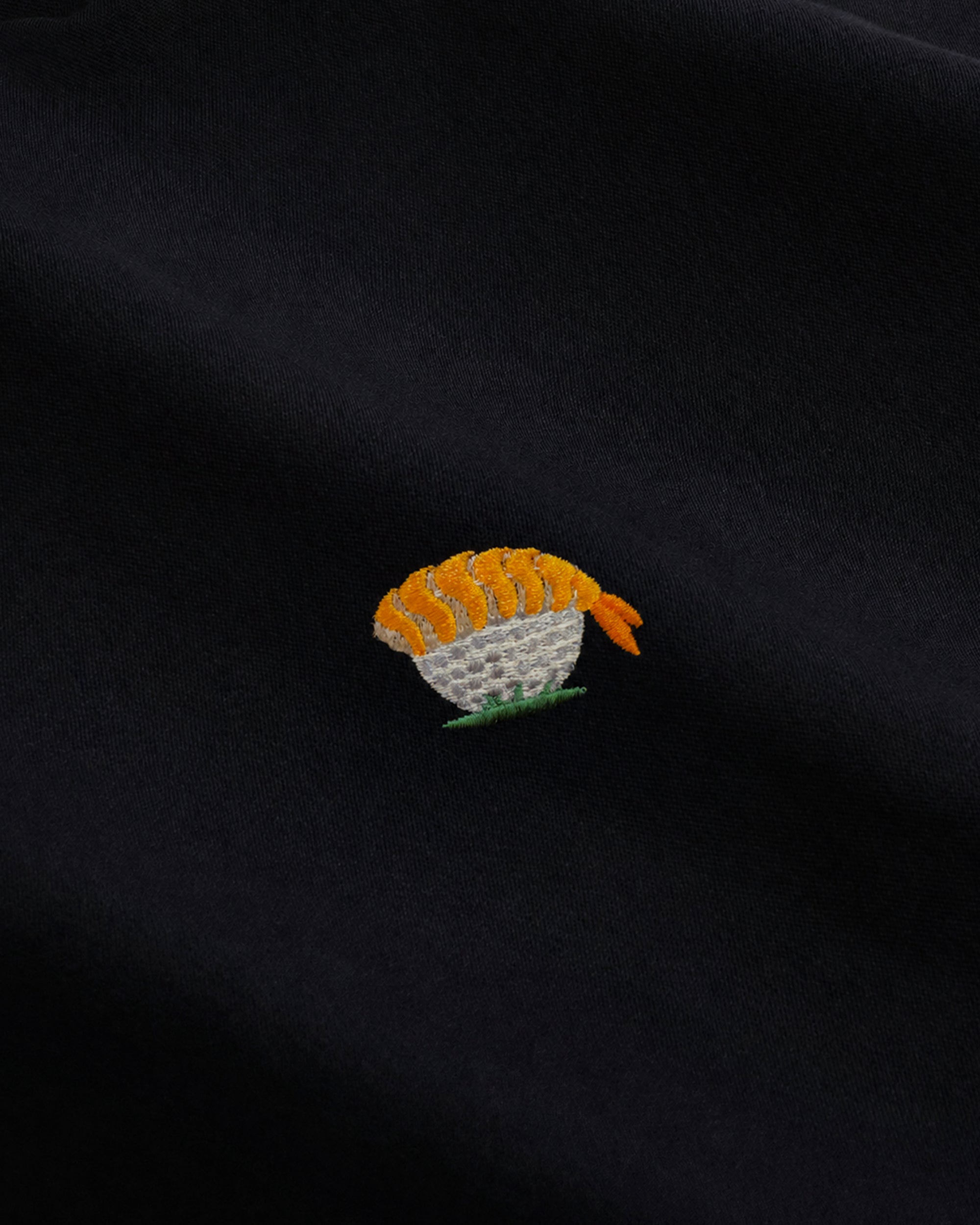 Pique T-Shirt Sushi Ball Black-3