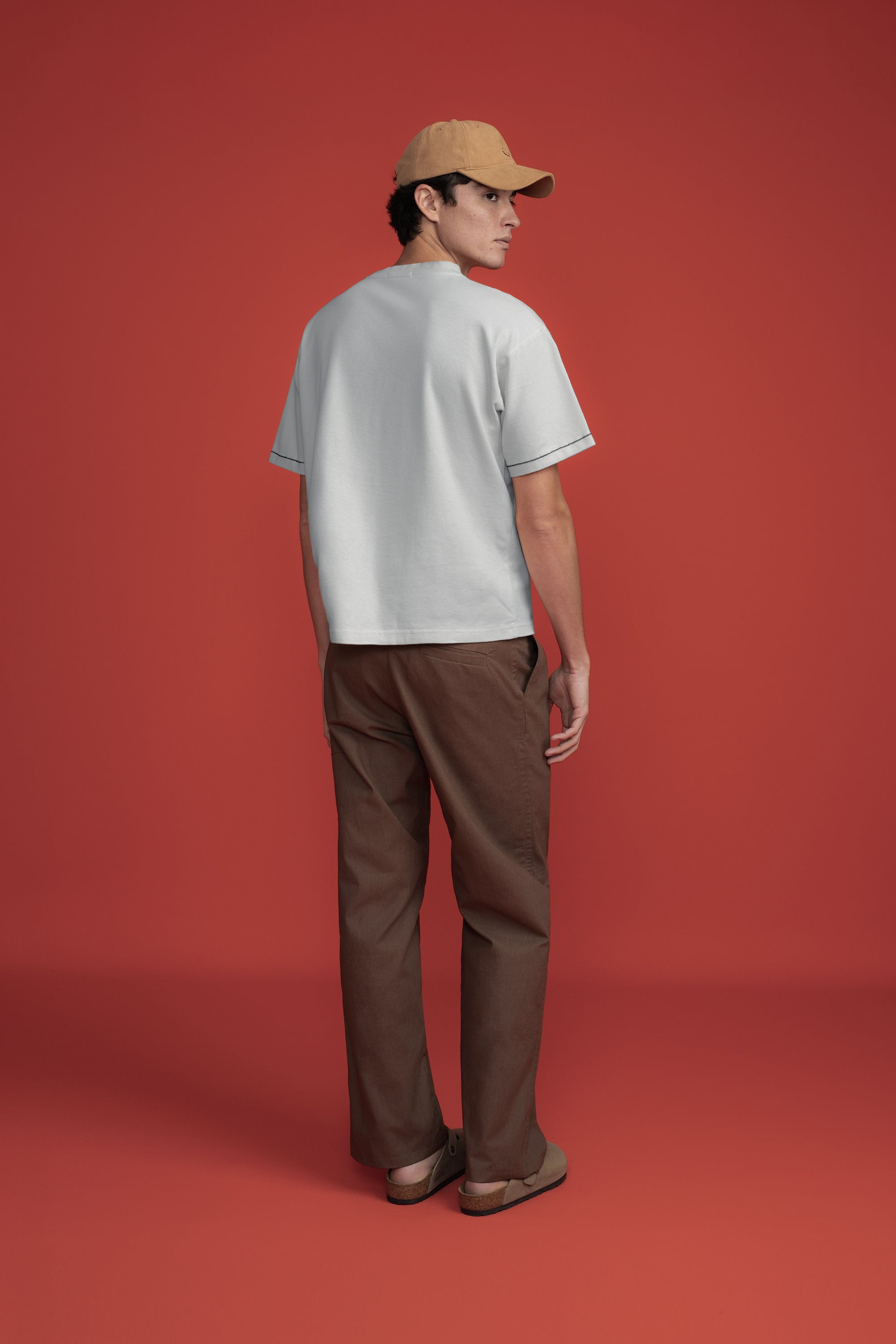 Pique T-Shirt Light Grey Smiley-4