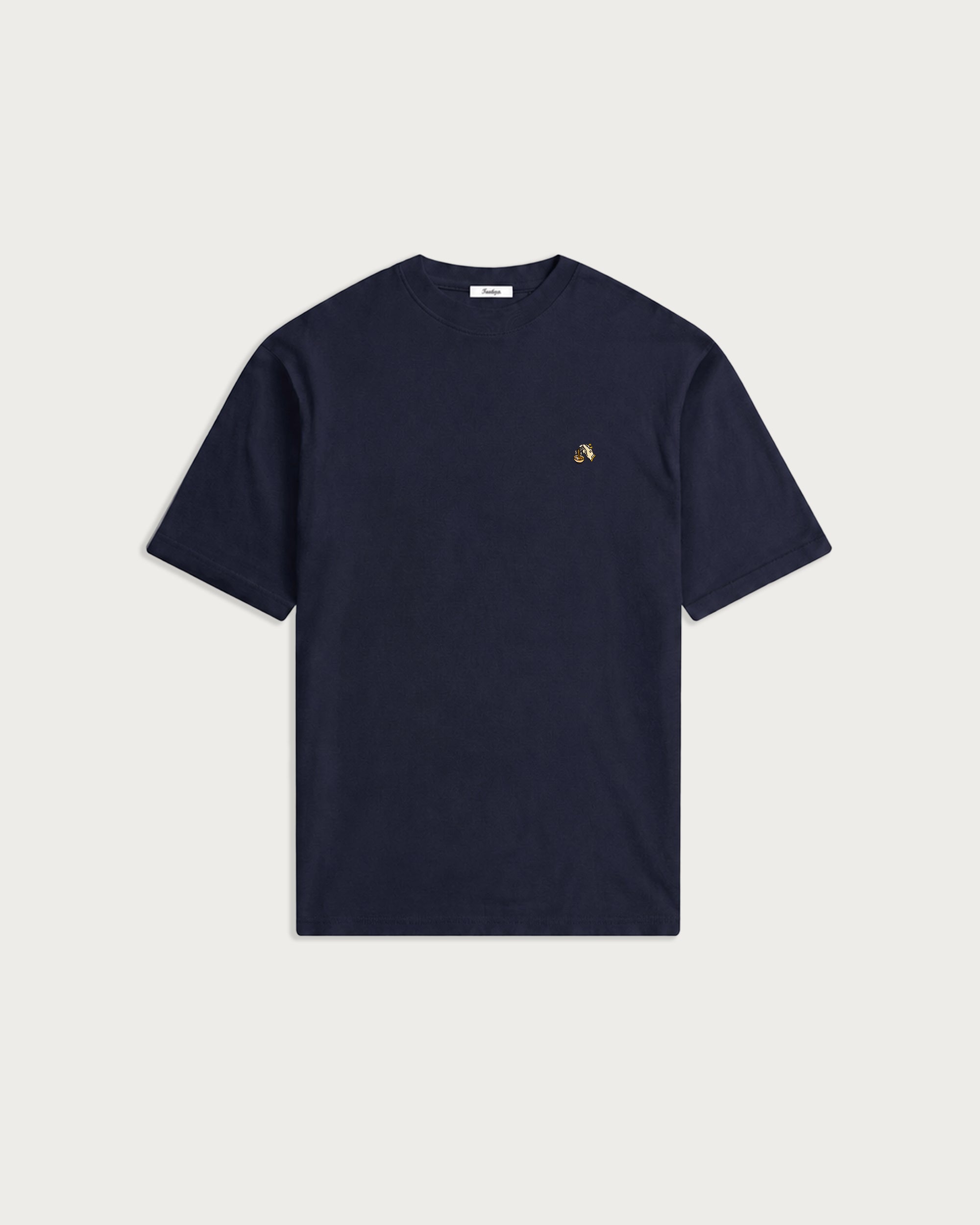 Pique T-Shirt Halfway Ramen Navy