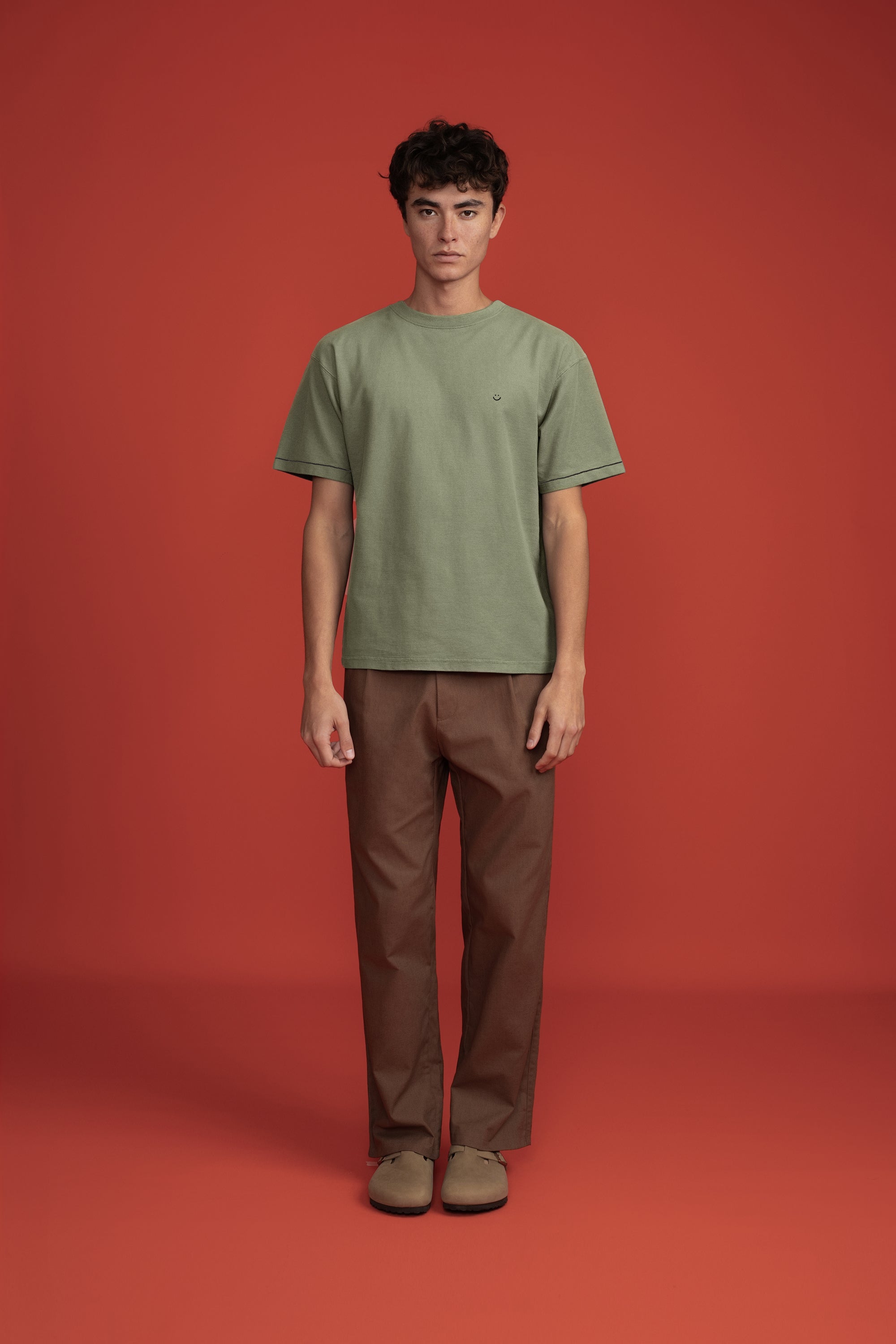 Pique T-Shirt Palm Smiley