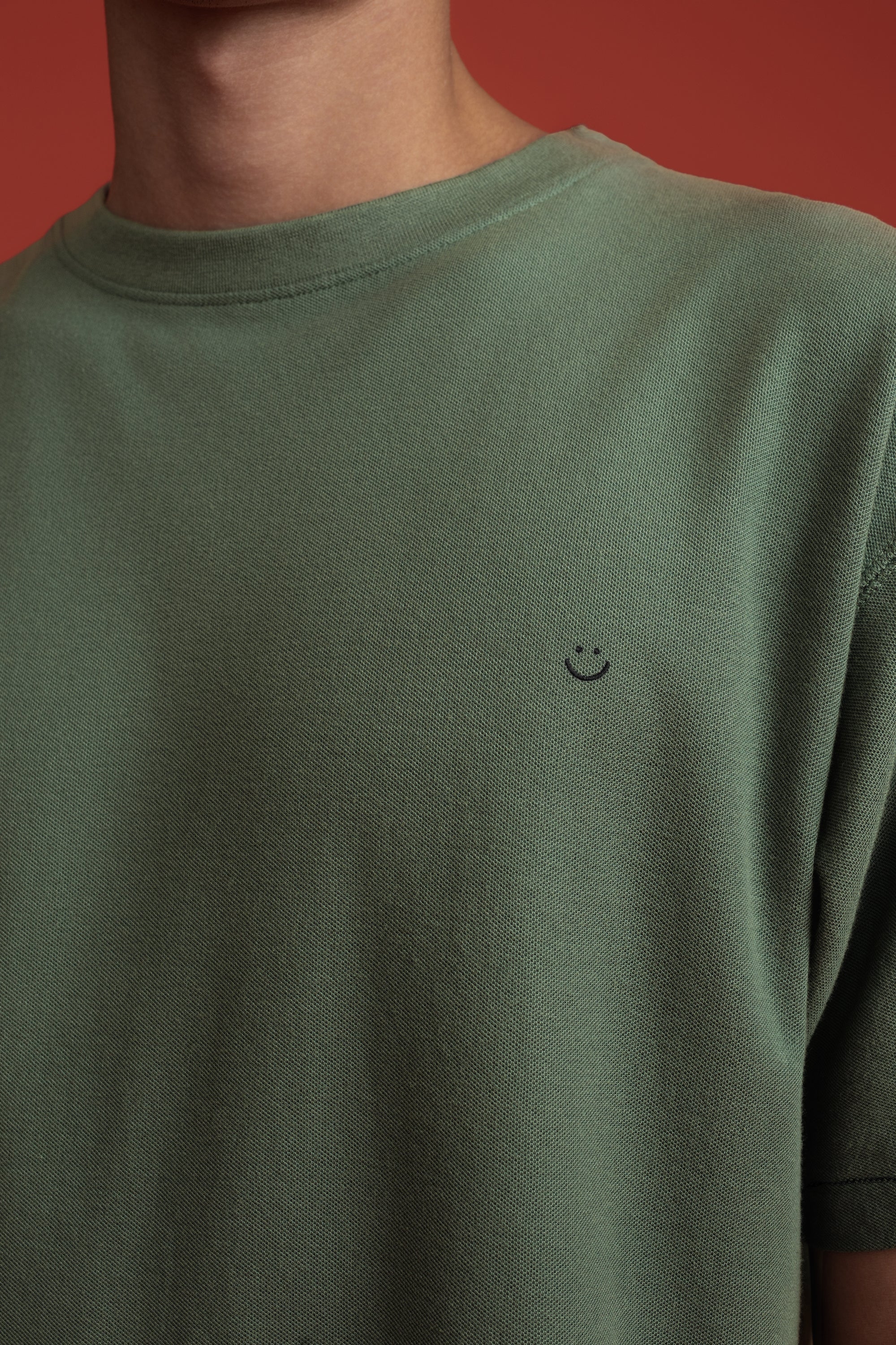 Pique T-Shirt Palm Smiley