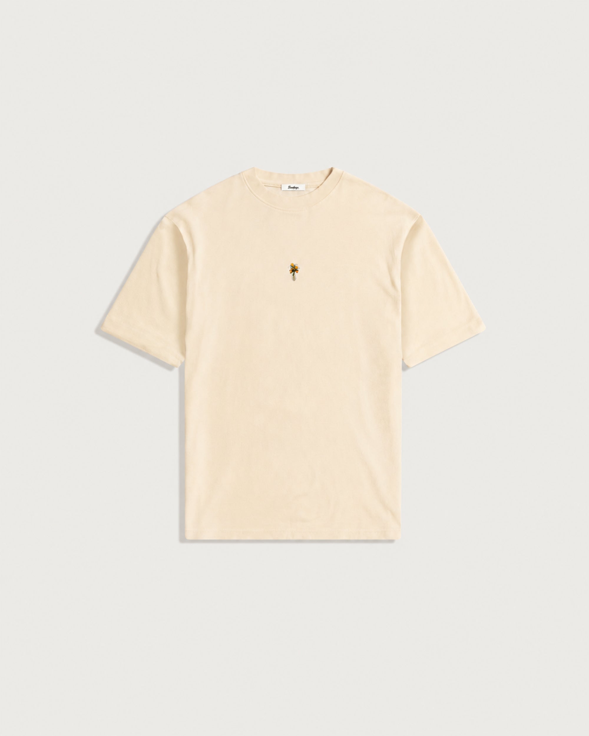 pique t-shirt sandstone fairway flowers