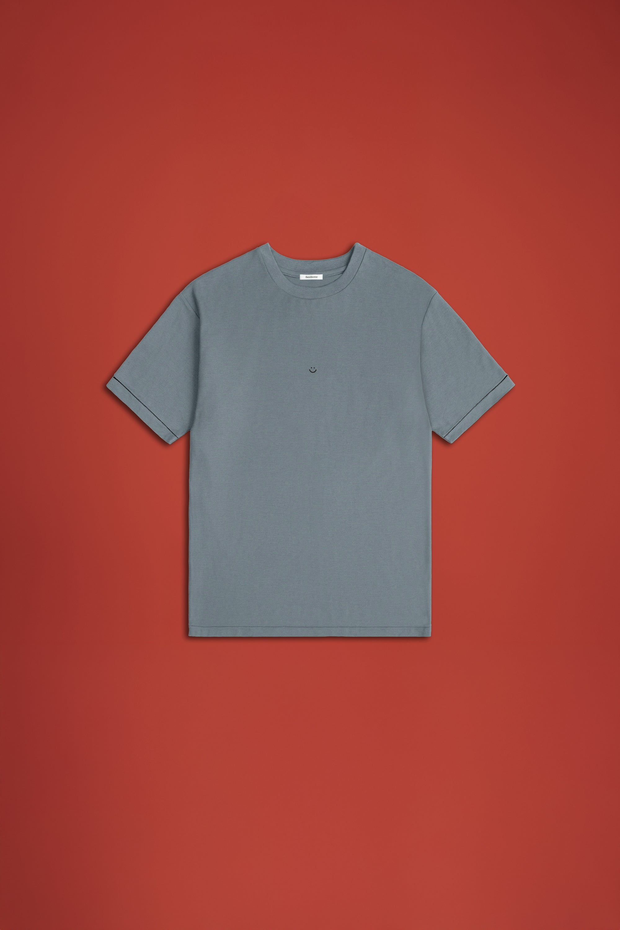 Pique T-Shirt Steel Smiley-5