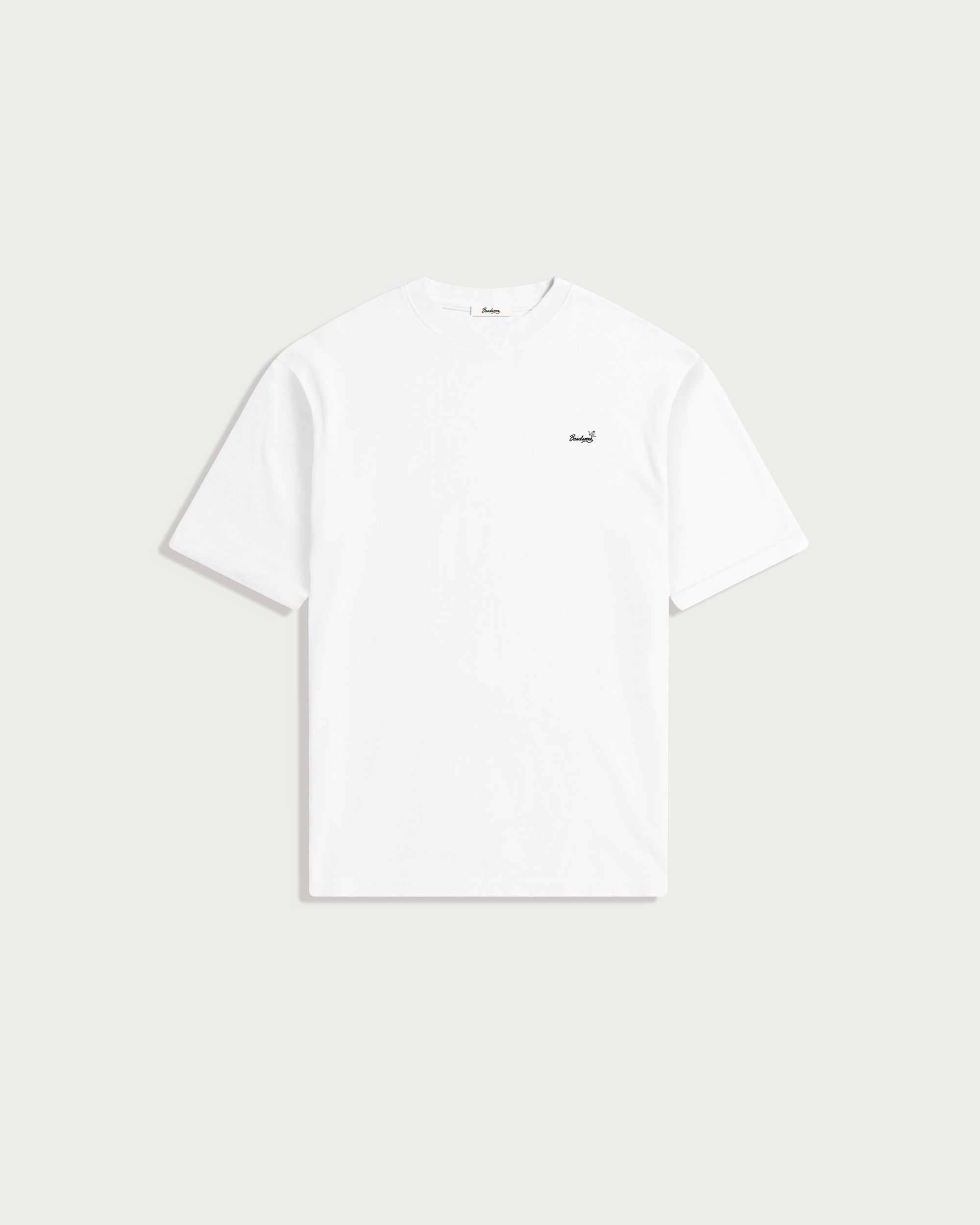 Iki Pique T-Shirt White Cranes