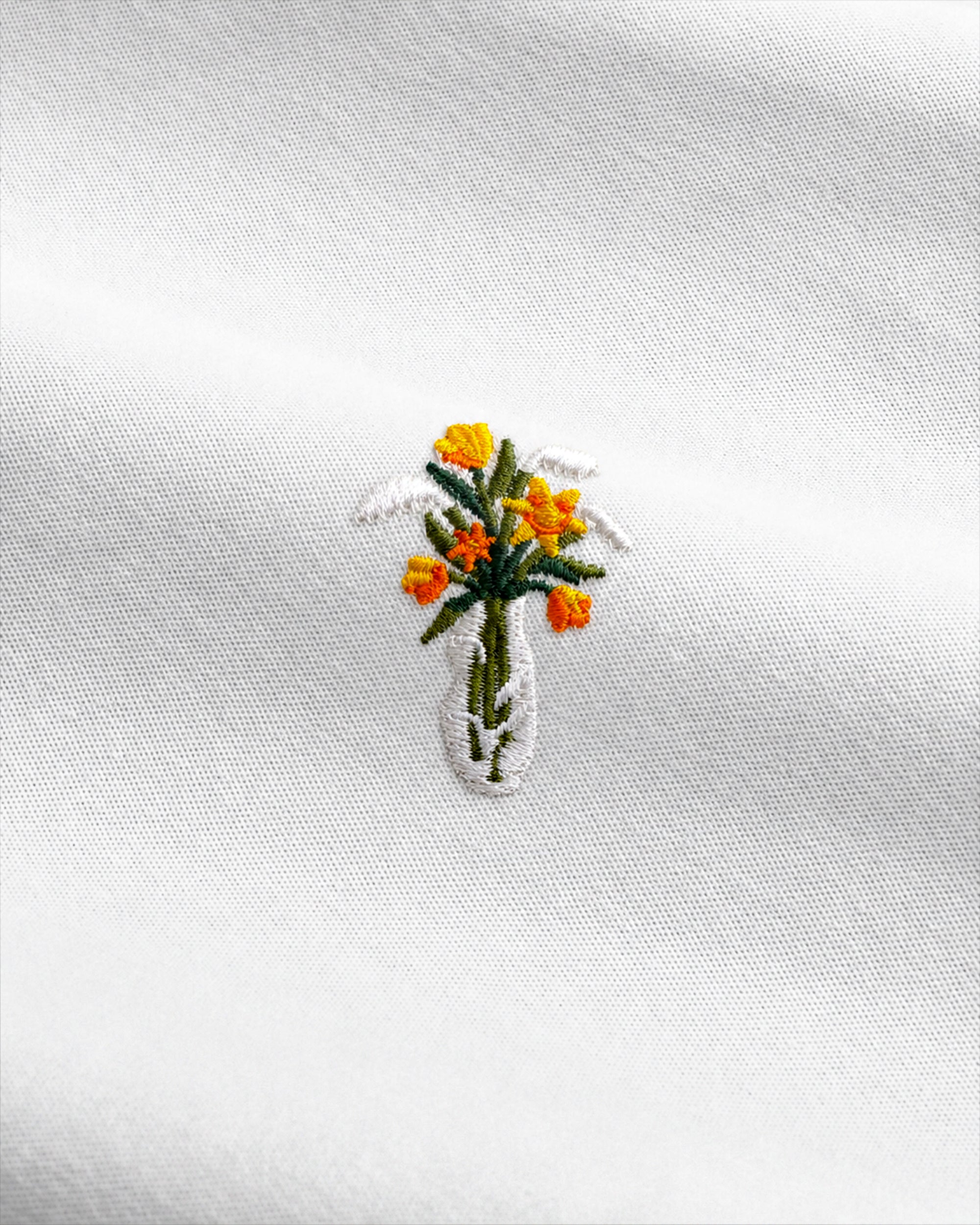 pique t-shirt white fairway flowers-3