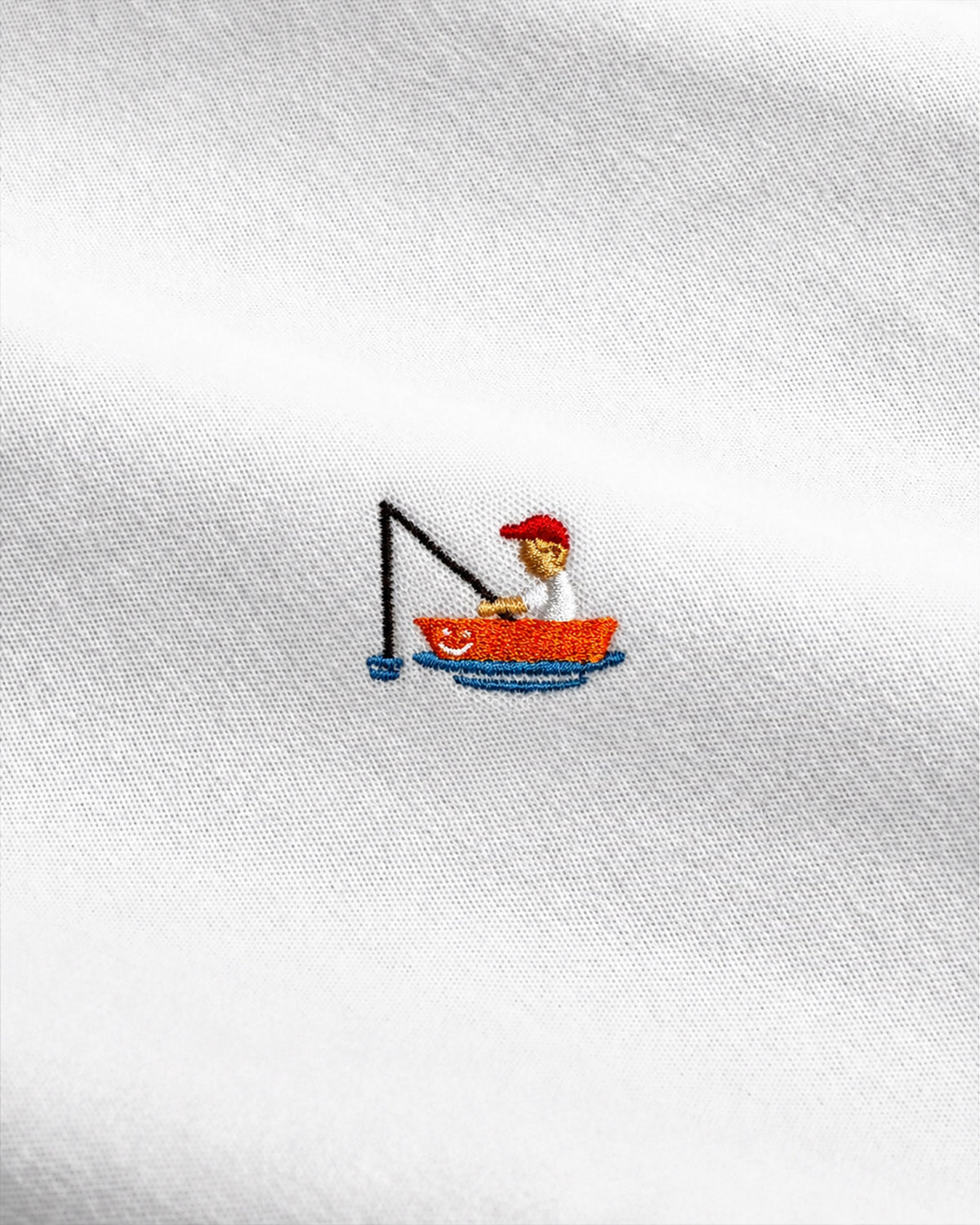 Iki Pique T-Shirt White Fisherman-3
