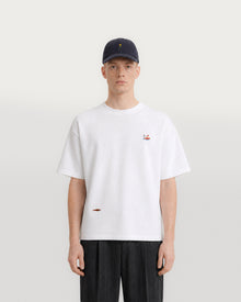 Iki Pique T-Shirt White Fisherman