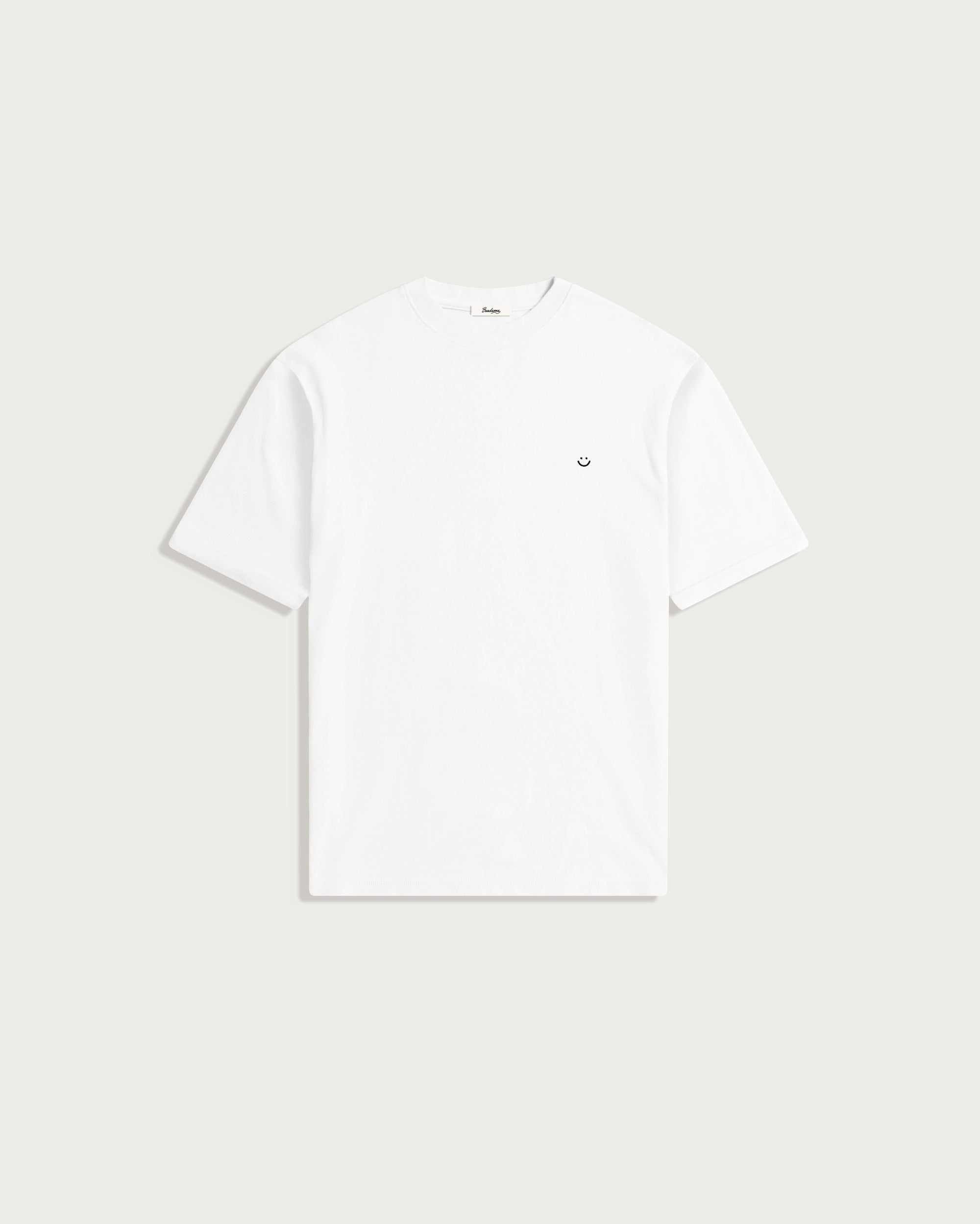 Pique T-Shirt White Smiley