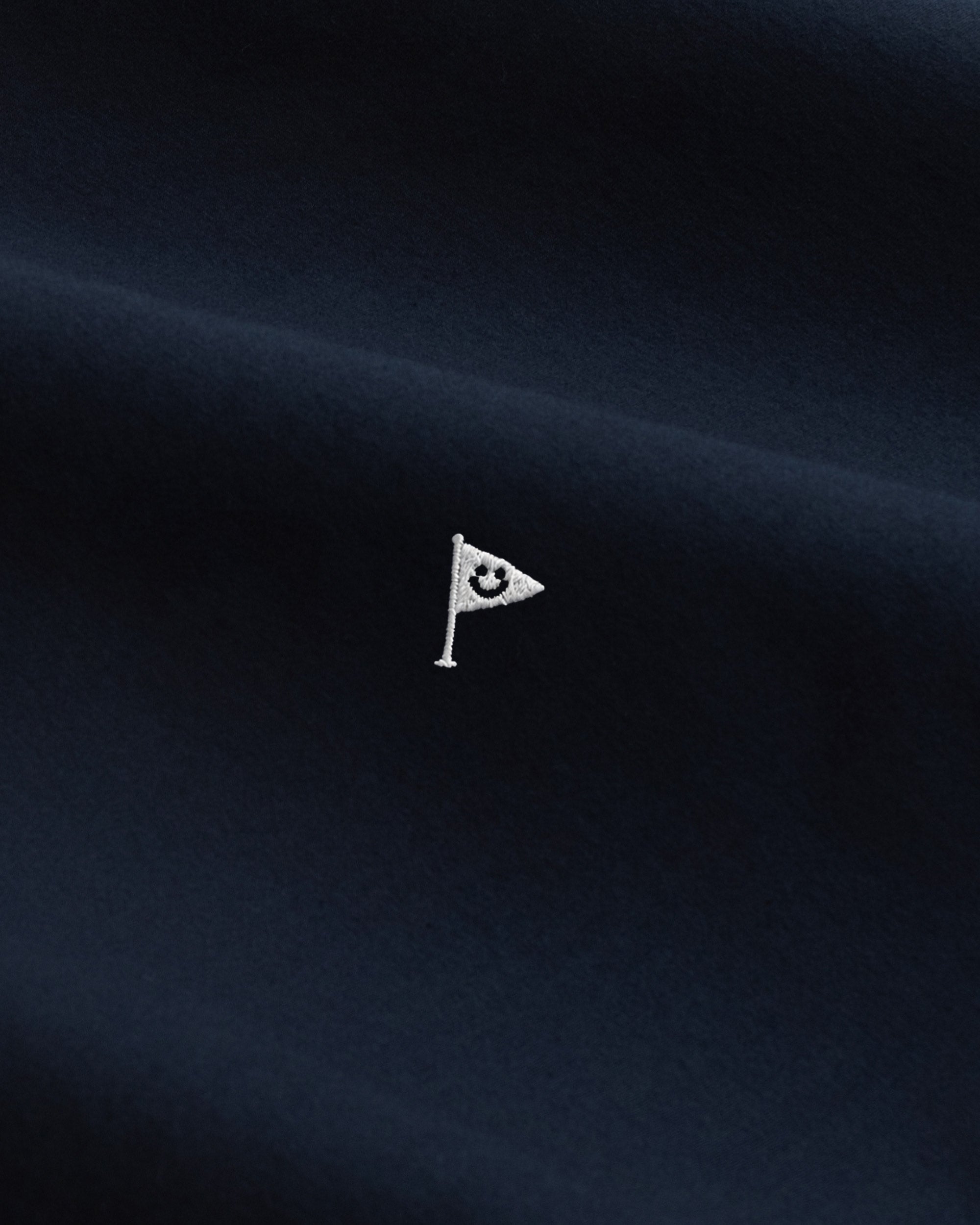 raw classic smiley flag navy