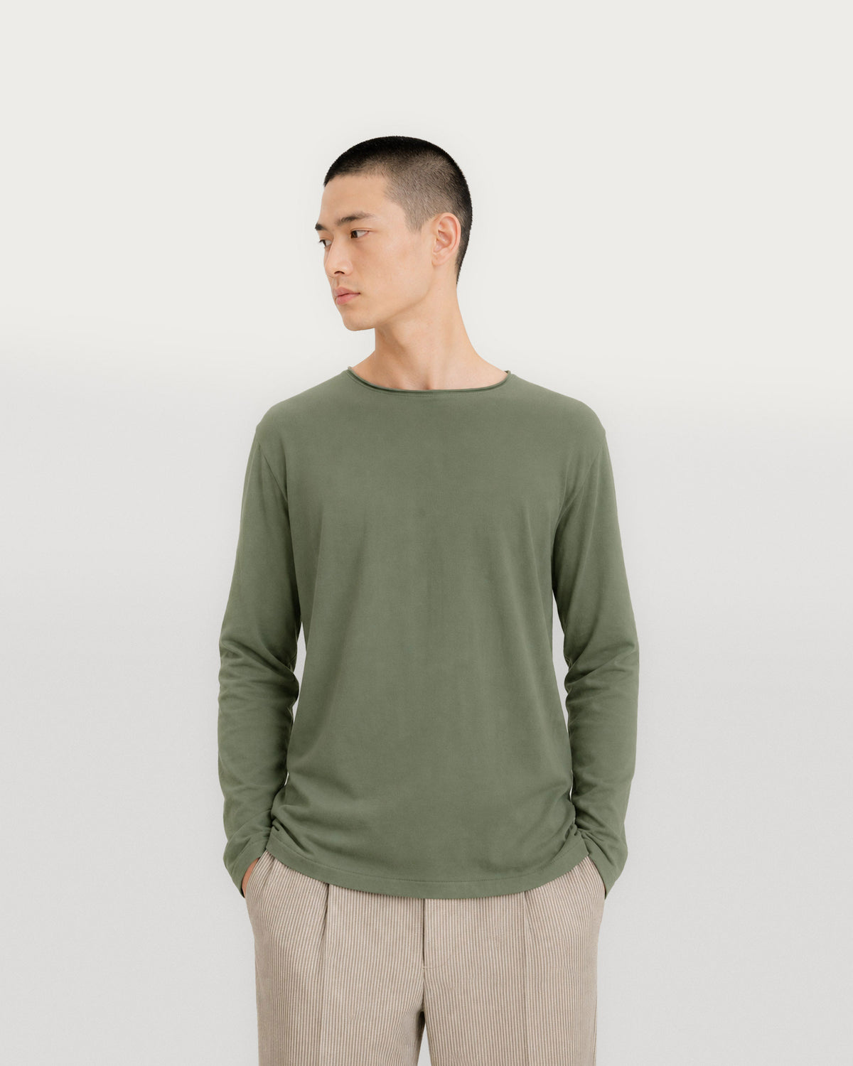 long sleeve jersey t-shirt plain-4