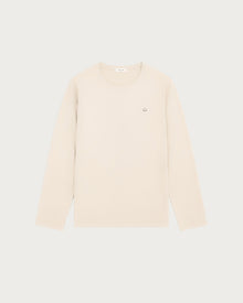 long sleeve jersey t-shirt sandstone smiley
