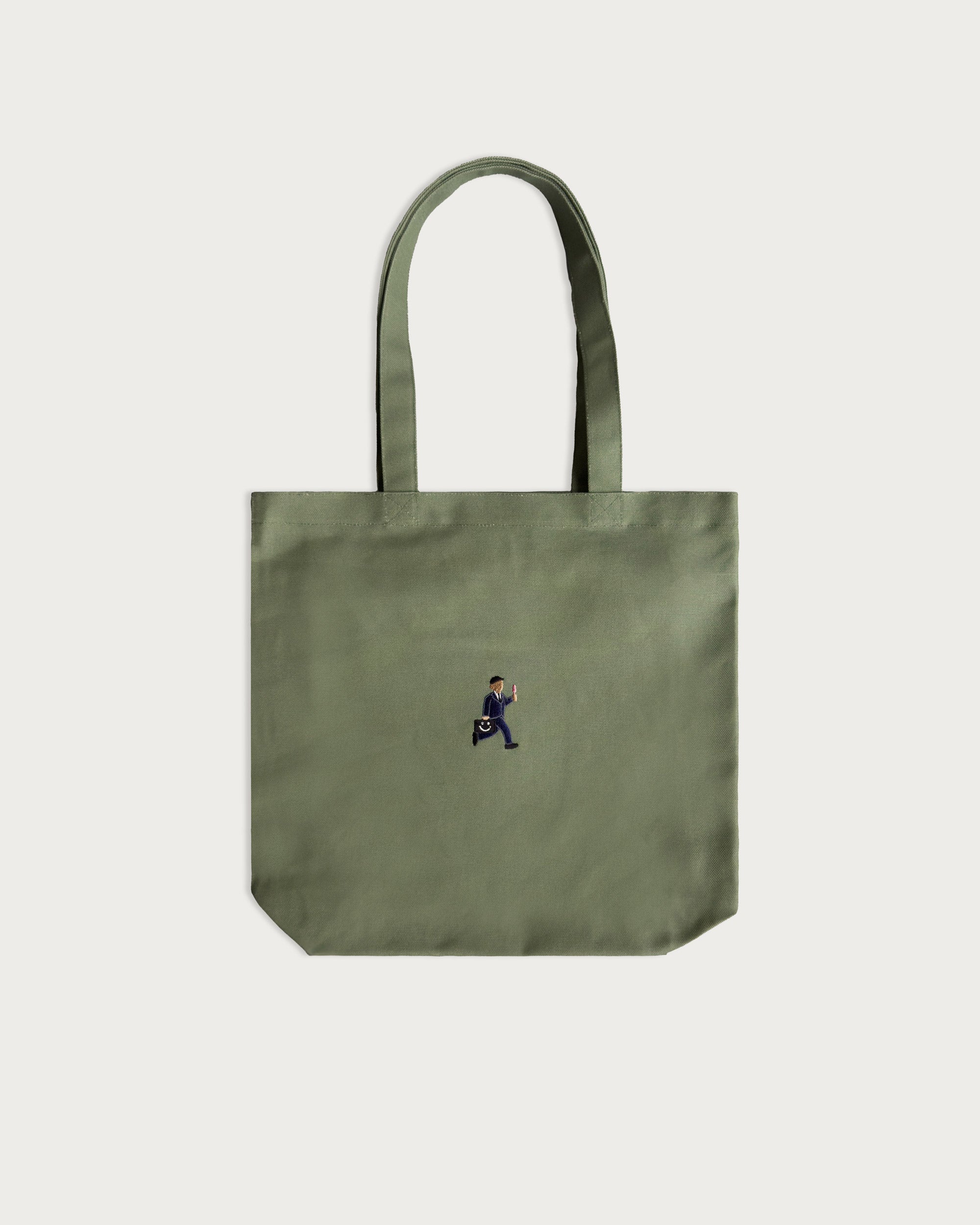 Tote Bag Working Man Moss Heavy Canvas