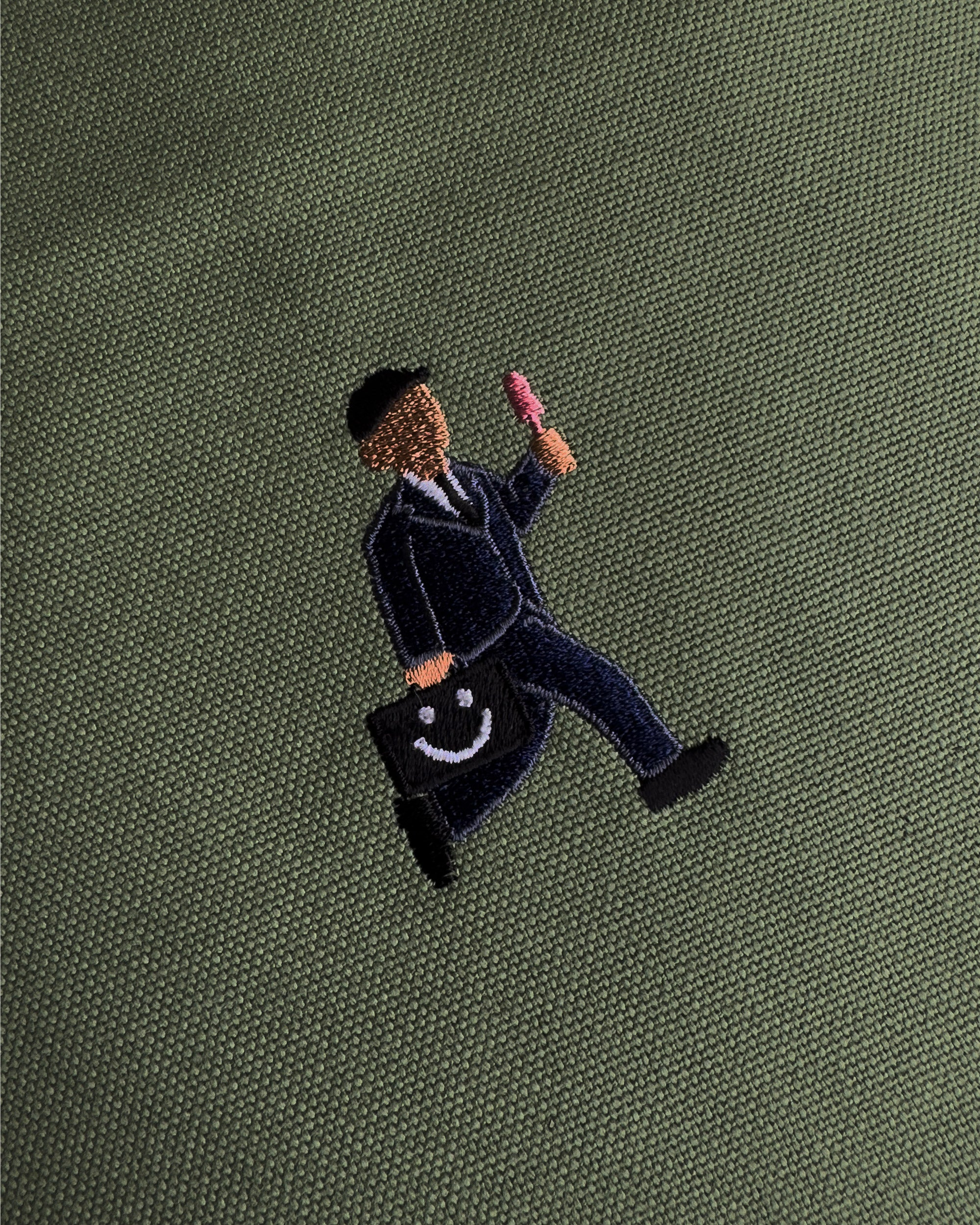 Tote Bag Working Man Moss Heavy Canvas-3