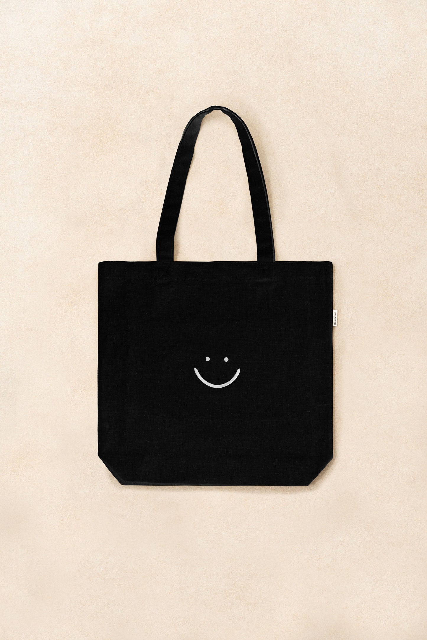 🎁 Linen Pocket Tote Bag Black (100% off)