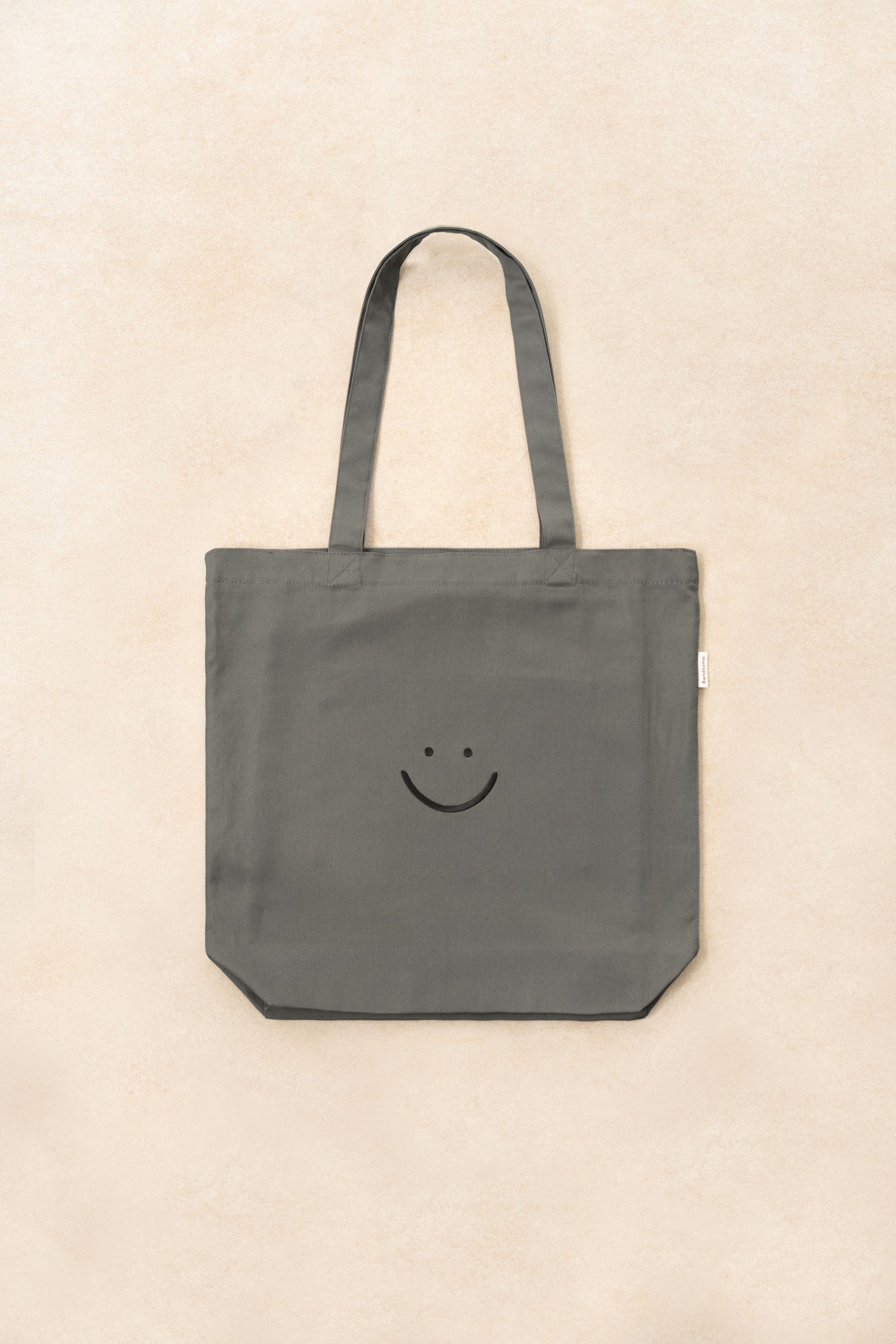 Bandsome Oxford Pocket Tote in Bag Grey - Australian made cotton tote bag
