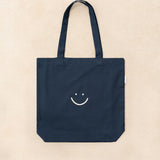 Oxford Pocket Tote Bag Navy