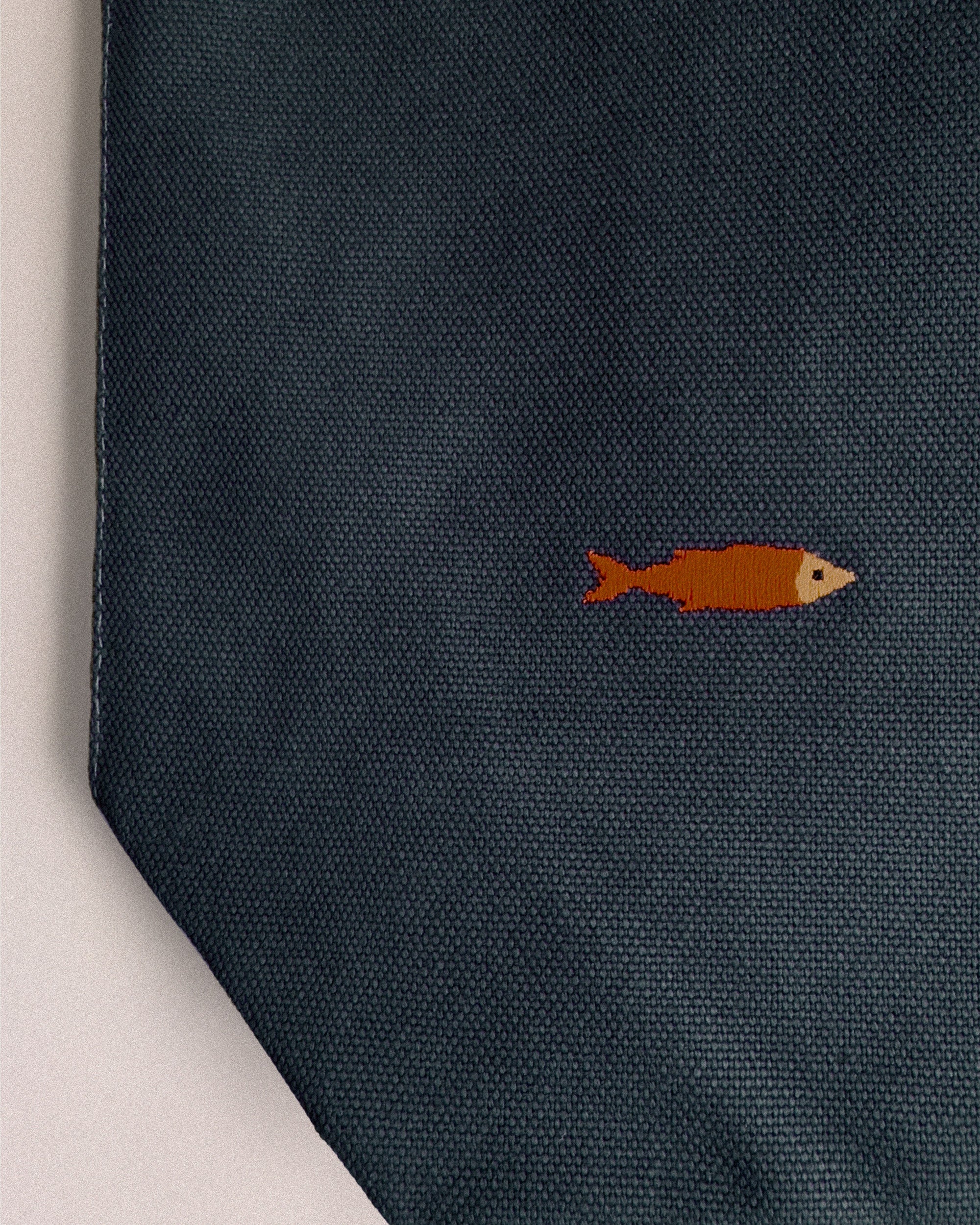 Tote Bag Fisherman Slate Heavy Canvas