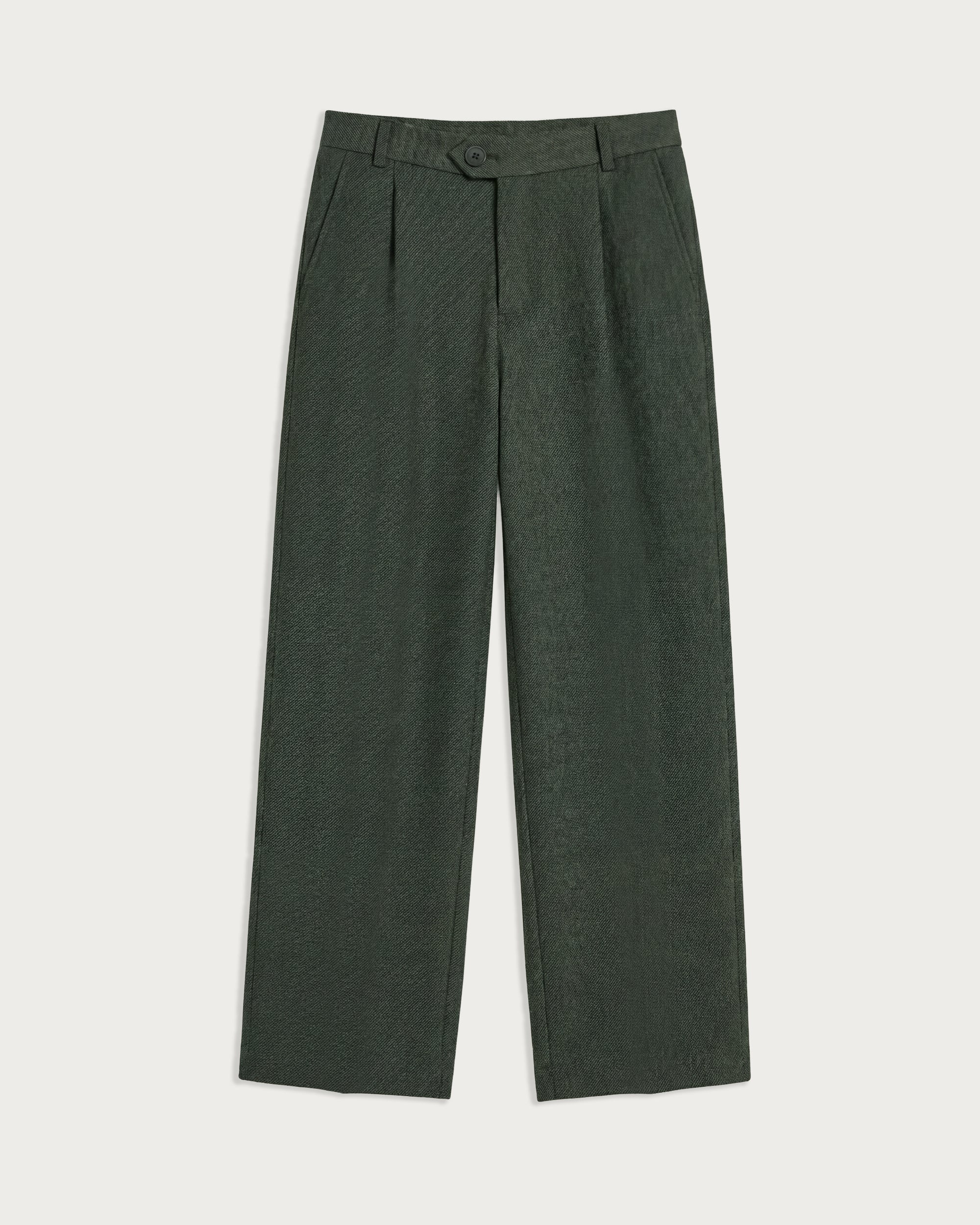 Fairway Pleated Trouser Forest