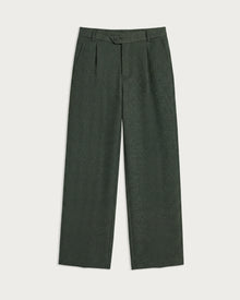 Fairway Pleated Trouser Forest