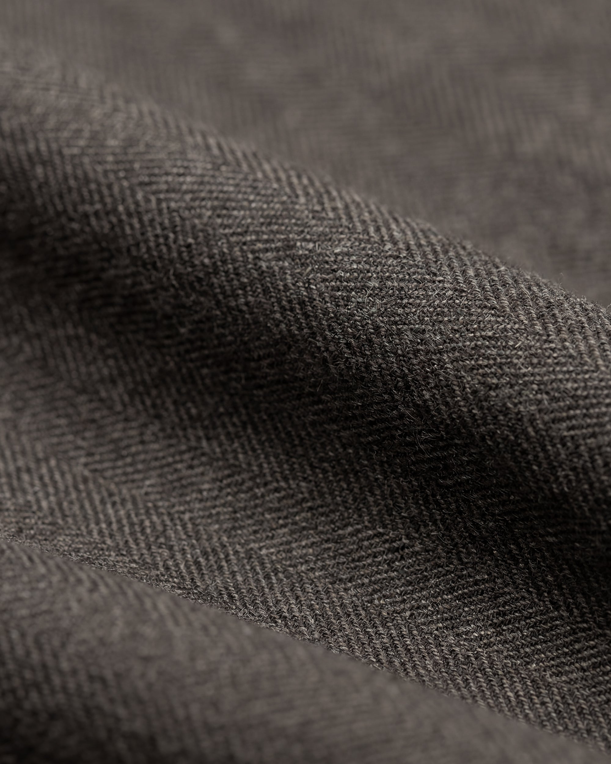 Fairway Pleated Trouser Charcoal Herringbone-3