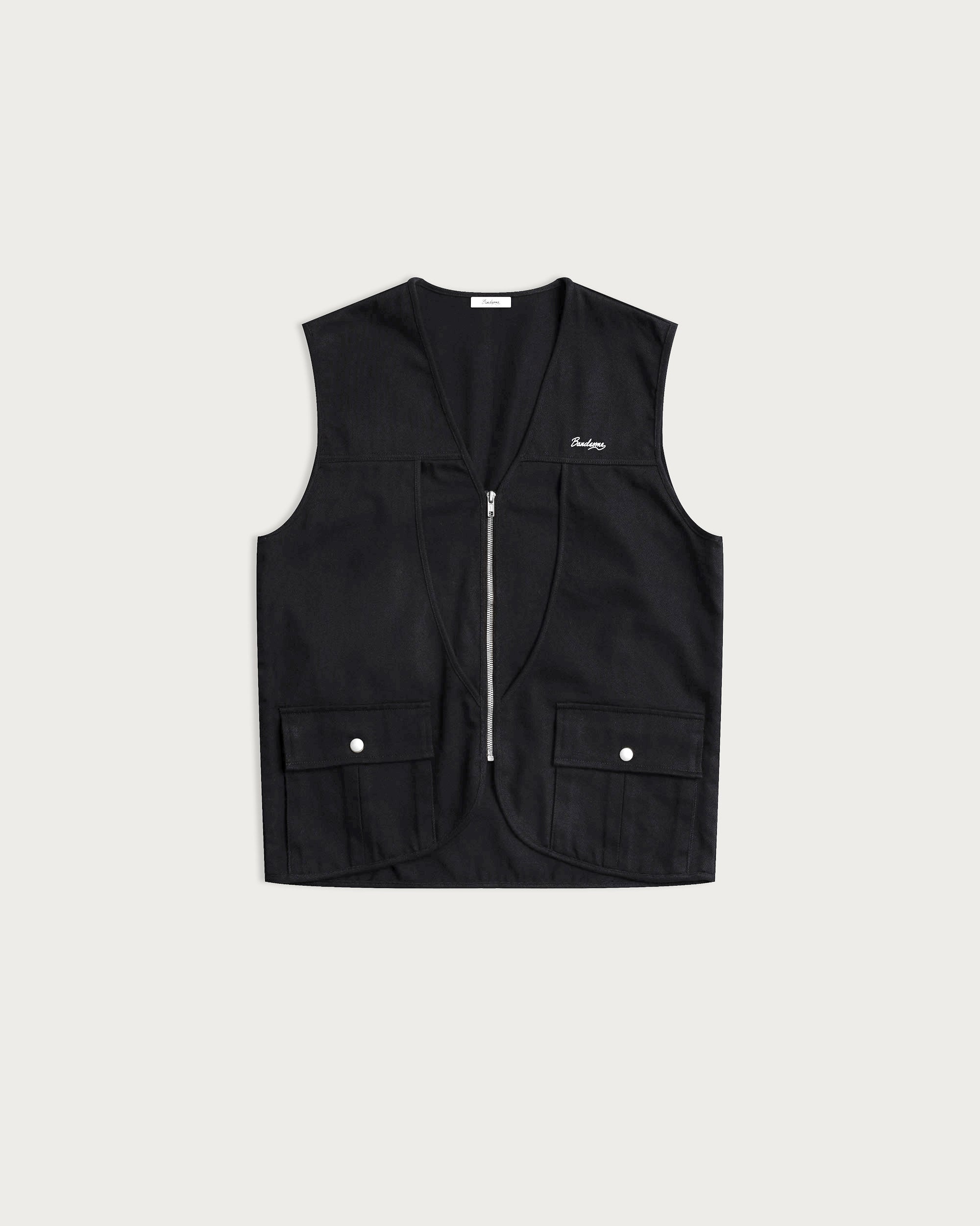 Iki Denim Vest Black