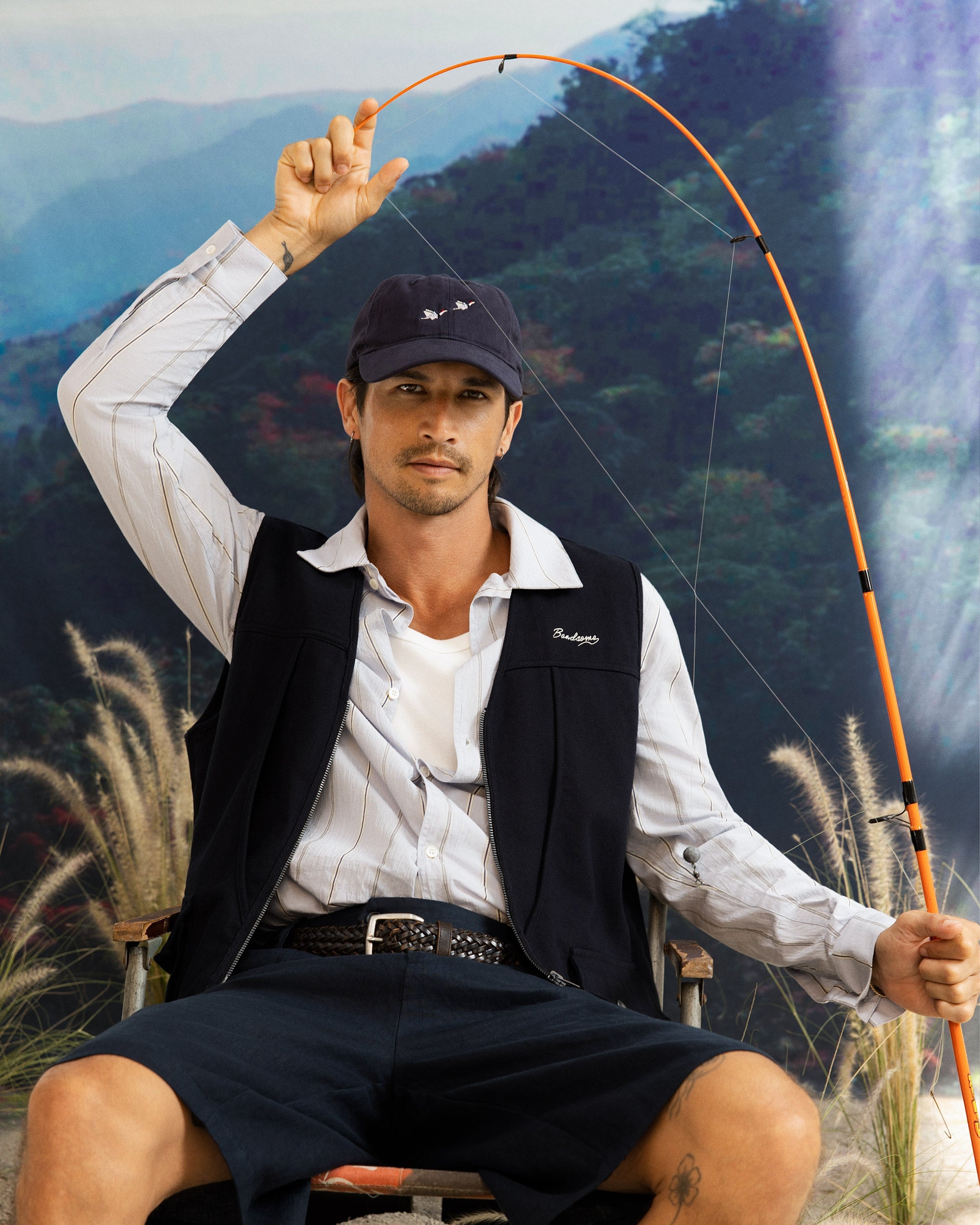 Iki Denim Vest Black