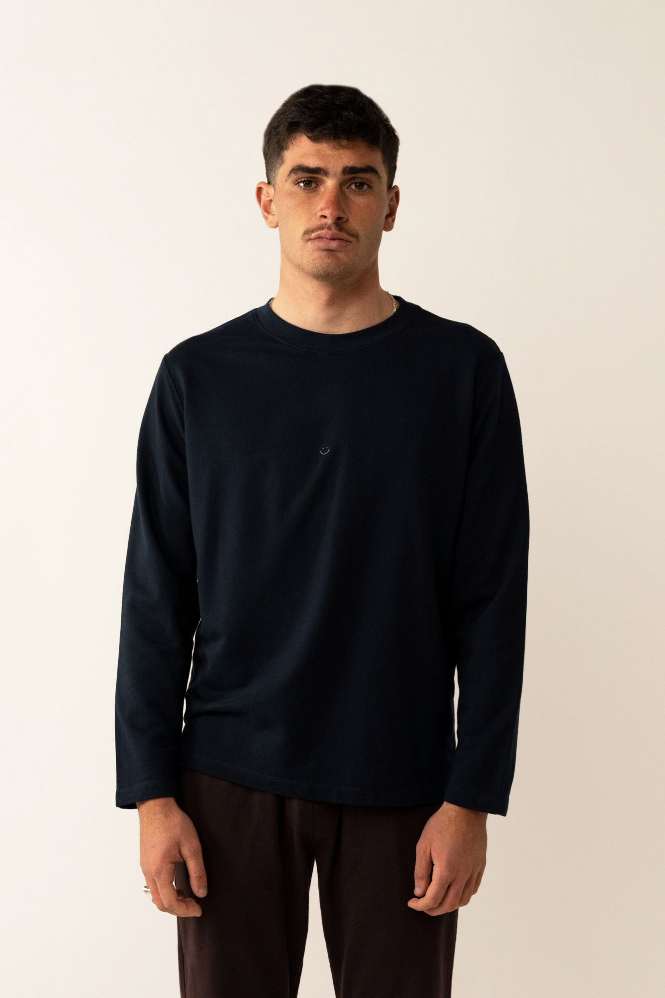 french terry top navy