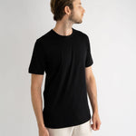 t-shirt organic cotton australian made black