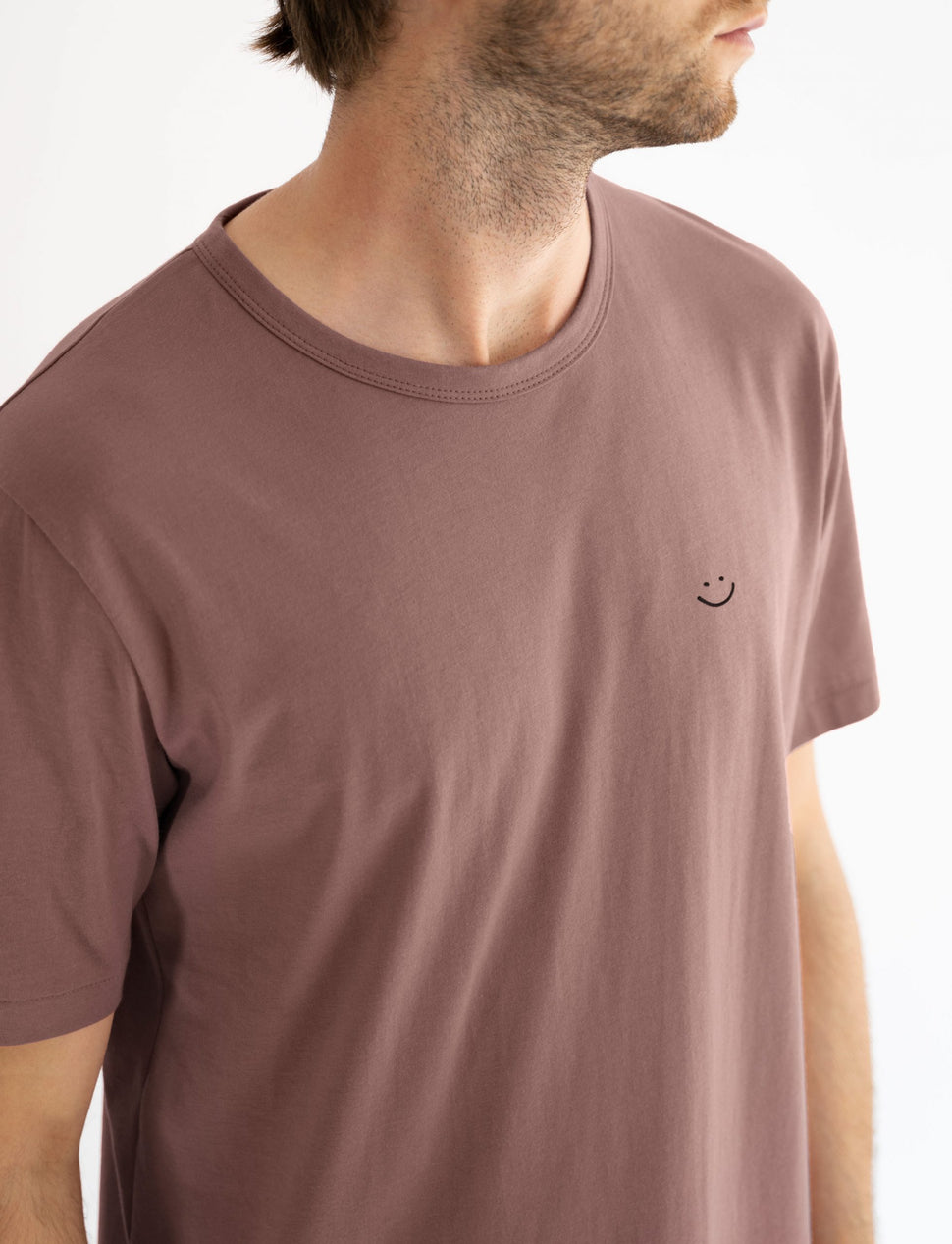 t-shirt organic cotton australian made burgundy