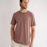 t-shirt organic cotton australian made burgundy