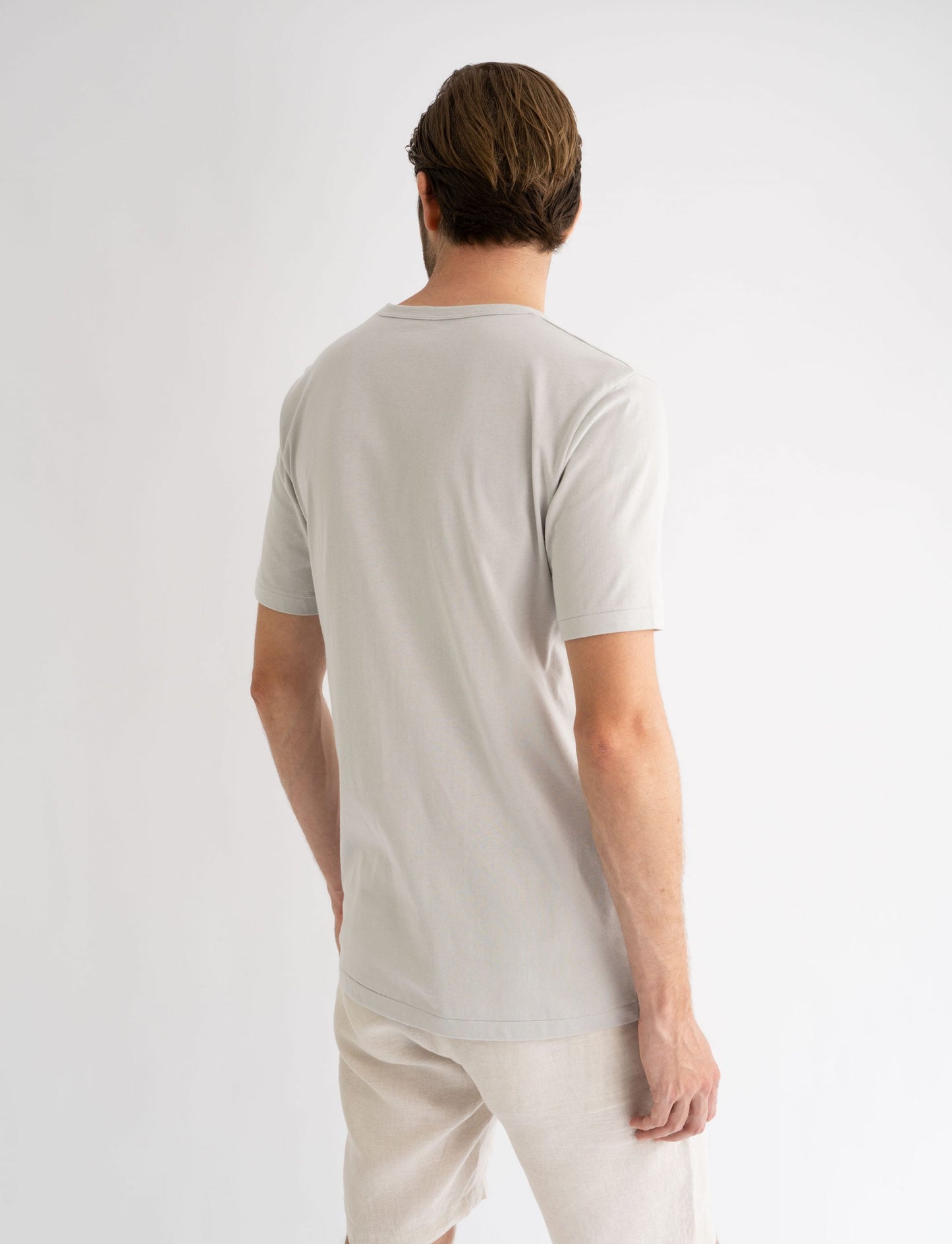 t-shirt organic cotton australian made light grey